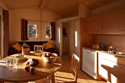 Chalet Forester in wood with terrace - 30m² - aircon