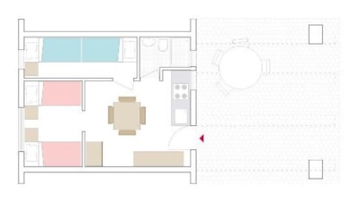 Apartment INUS two-roomed — 8