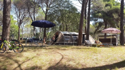 Bikes Pitch: Bike or Motorcycle + Tent + Electricity — 1