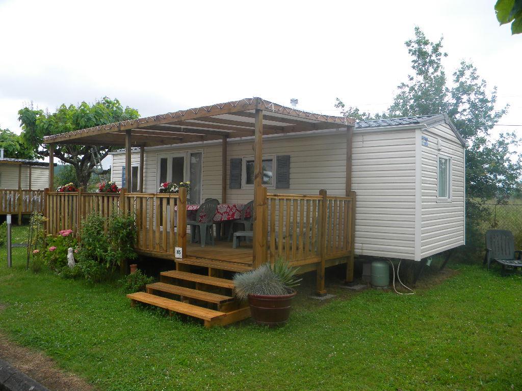 Location - H5 Mobilhome 2 Chambres - Camping Les Catalpas