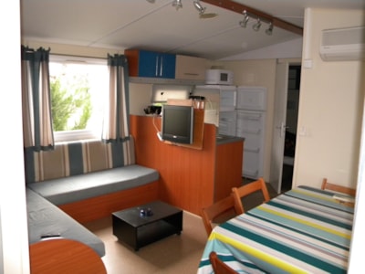 H26 Mobilhome with air conditioning - 3 bedrooms