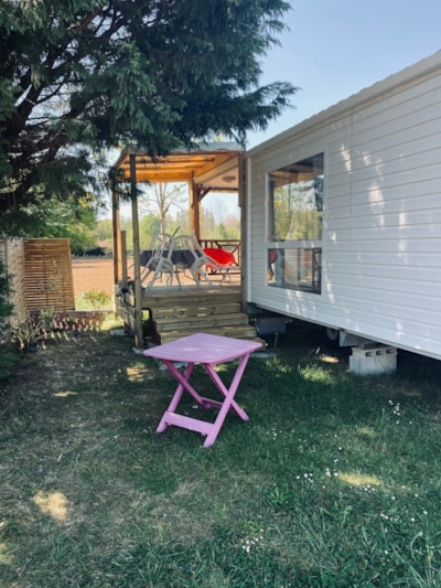 H 13 MOBIL HOME 2 bedrooms - Air-conditioning -Integrated terrace