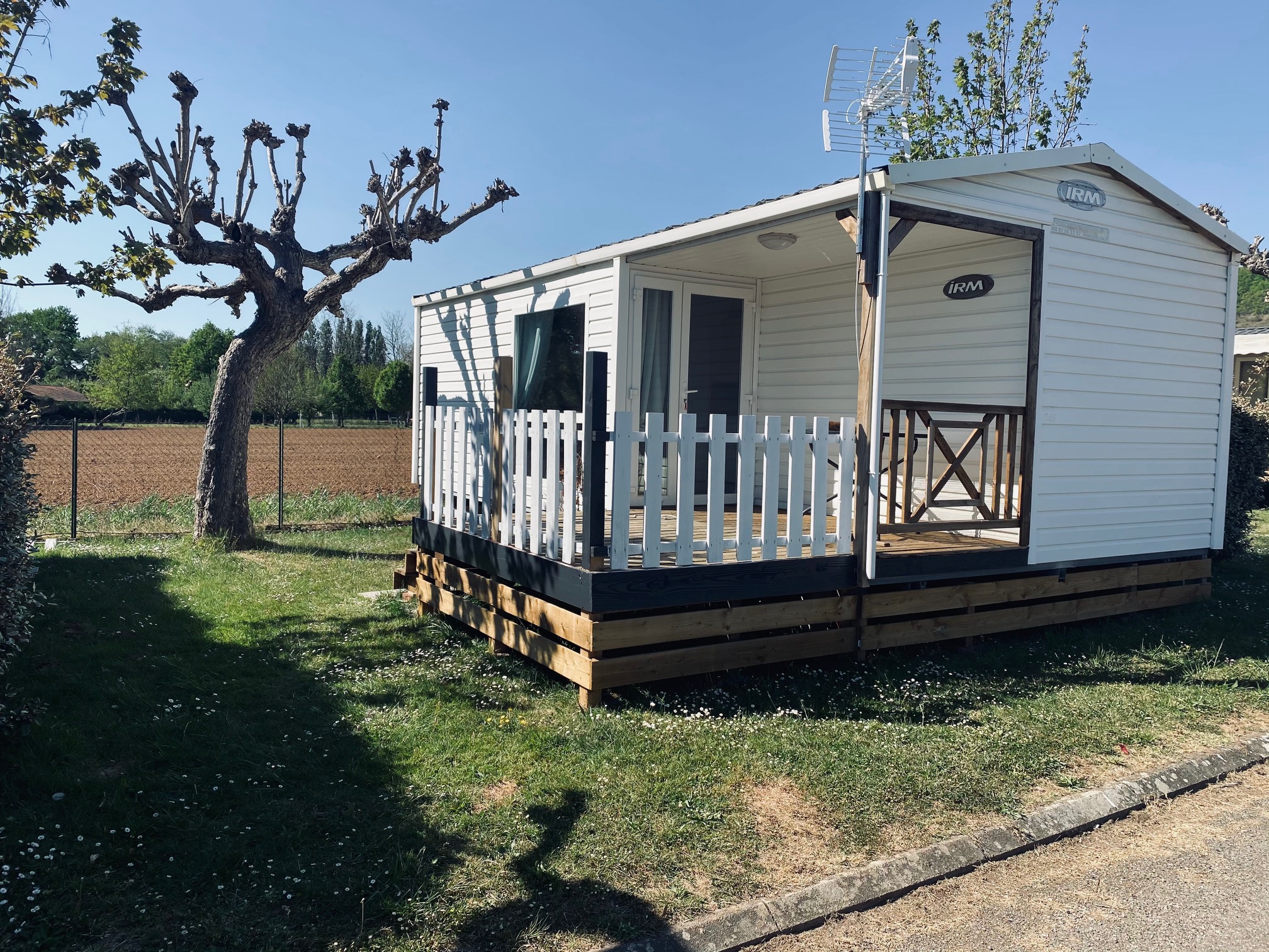 MOBILHOME KLIMAANLAGE Terrasse integriert