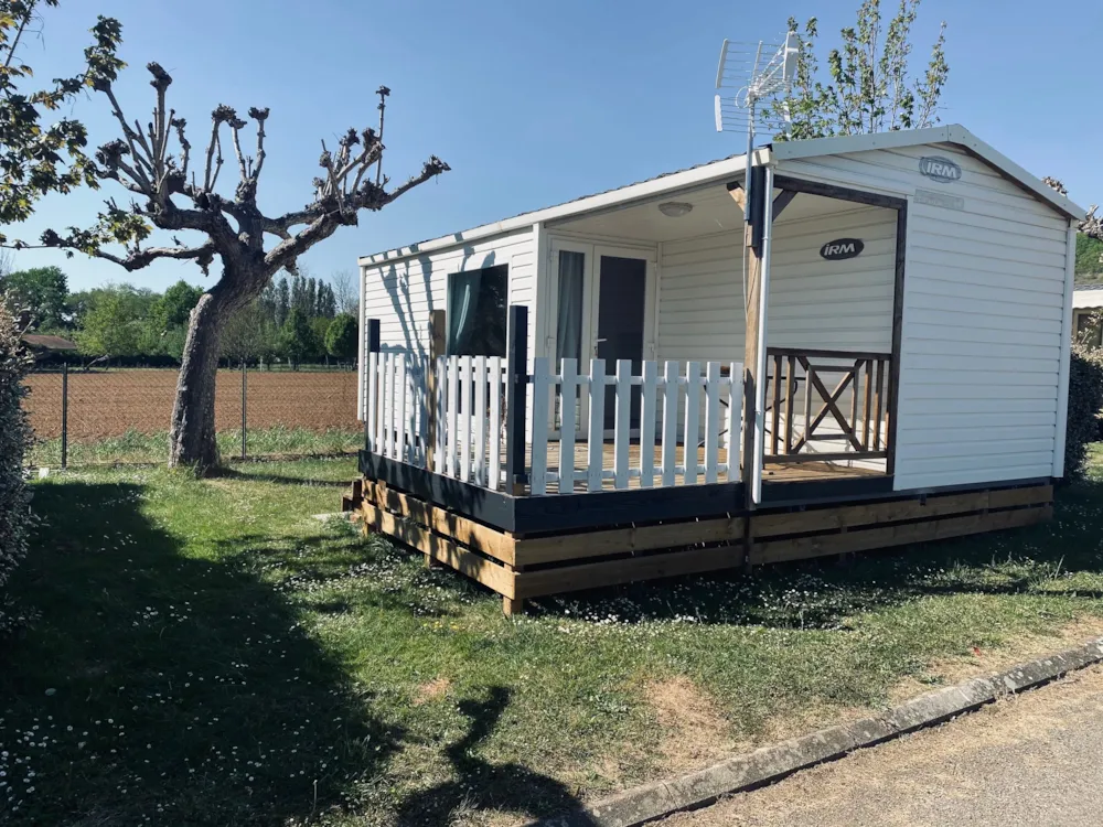 Huuraccommodatie(s) - Mobilhome Air Conditioning Geïntegreerd Terras - Camping Les Catalpas