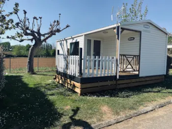 Mietunterkunft - Mobilhome Klimaanlage Terrasse Integriert - Camping Les Catalpas