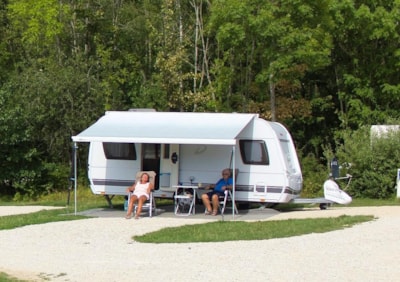 Package: Pitch + car + caravan / camping-car / tent + electricity + Dog — 3