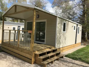 Mietunterkunft - Mobilheim Lodge Cerisier Klimatisiert - Camping Porte des Vosges