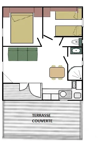 Chalet Crl - 2 Chambres
