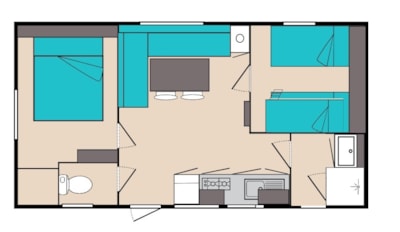 Mobile home O'hara 734 Tribu - 2 bedrooms — 2