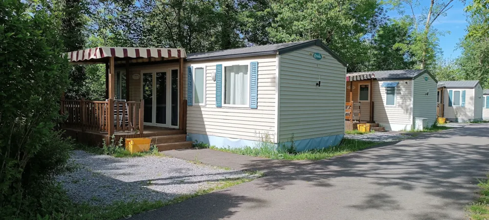Huuraccommodatie(s) - Stacaravan O'hara 834 - 3 Slaapkamers - Camping Uhaitza Le Saison
