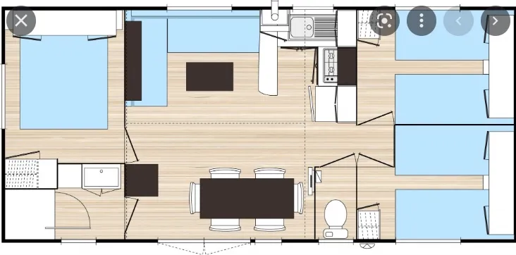 Mobil-Home O'hara 834 - 3 Chambres