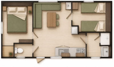 Mobile home O'hara 734 - 2 bedrooms — 2