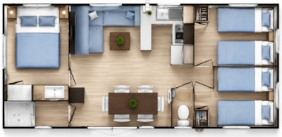 Mobile home O'hara 834 - 3 bedrooms — 2