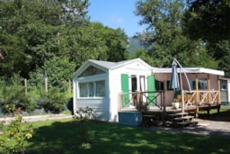 Mietunterkunft - Mobilheim 2 Schlafzimmer 40M² - Confort Spacieux - Camping LE PYRENEEN