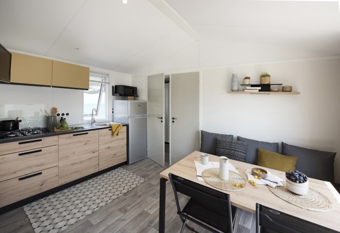 Mobil-Home Neuf  4 Places 2 Chambres Bergame 2023 Avec Terrasse Intégrée