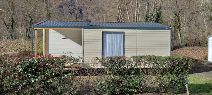 Mobil-Home Neuf  4 Places 2 Chambres Bergame 2023 Avec Terrasse Intégrée