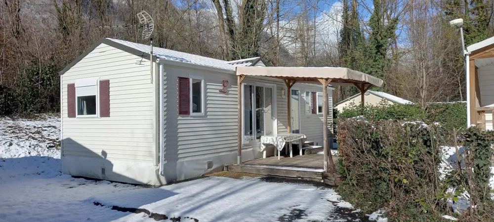 Location - Mobil-Home 6 Places 3 Chambres 2 Salles D'eau Confort - Camping LE PYRENEEN