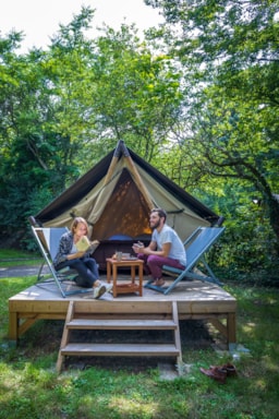 Accommodation - Tent Bivouac Moorea - Camping de Coulvée