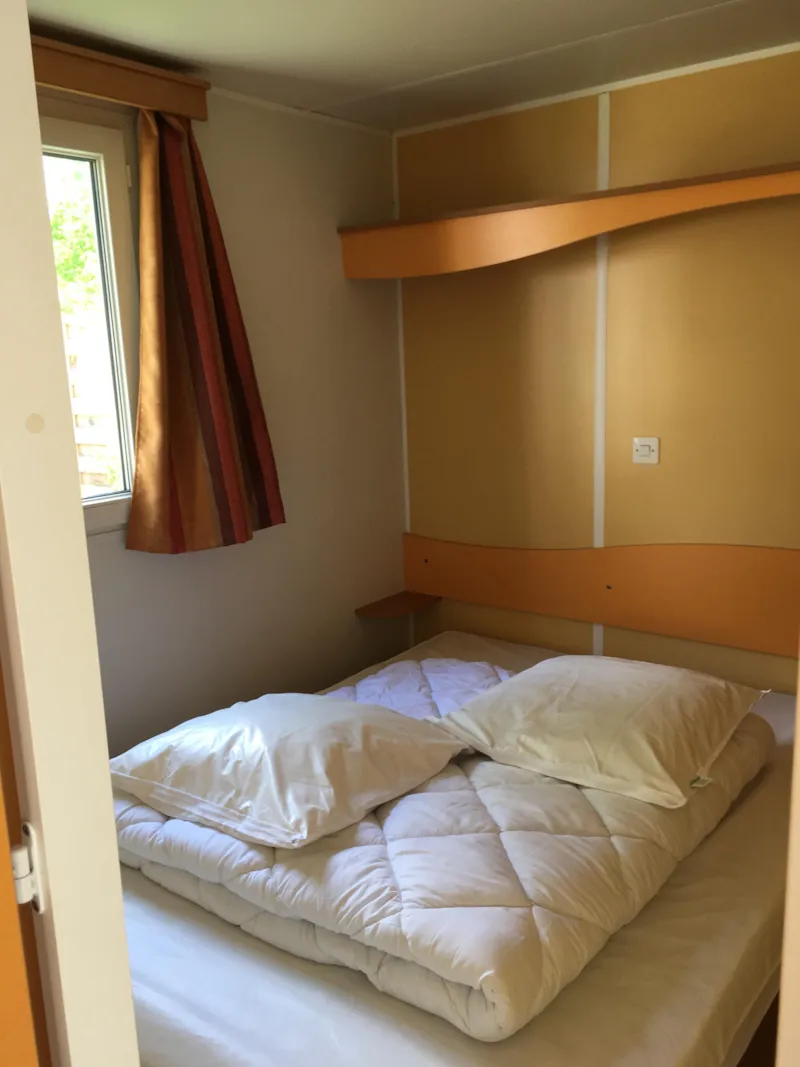 Petit Mobil-Home 2 Chambres - Terrasse En Bois Non Couverte - 20M² (R14 - R15 - 038)