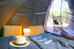 Accommodation - Furnished Tent - Decathlon – Ready To Camp Package - Camping Le Repaire