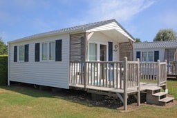 Location - Mobil Home 1 Chambre Avec Terrasse - Camping Des Hautes Grées