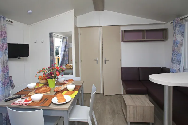 Mobil Home Confort  3 Chambres 6 Pers Avec Terrasse