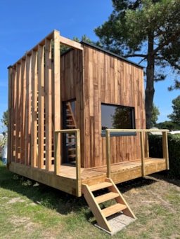 Alojamiento - Stage Cabin - Camping Des Hautes Grées