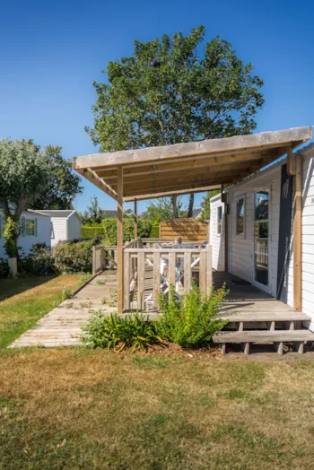 Location - Mobil Home Confort Pmr 2 Chambres Avec Terrasse - Camping Des Hautes Grées