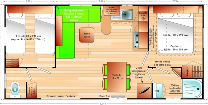 Cottage 2 Chambres  - 31M²