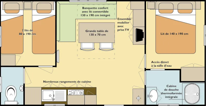 Cottage Essentiel - 2 Chambres