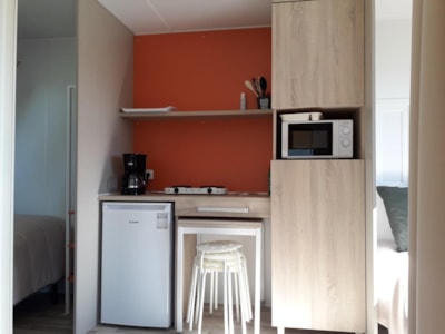 Bungalow COCO SWEET - 2 bedrooms - 16 m² - XXL awning - without sanitary facilities — 6