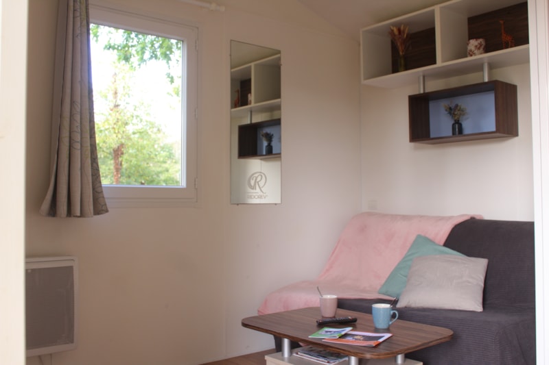 Stacaravan 22m² - 1 slaapkamer -