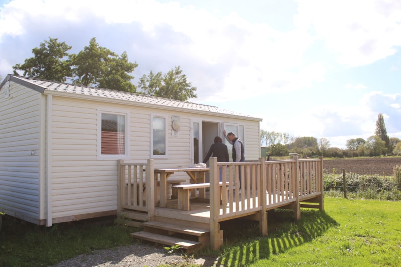 Stacaravan 27m² - 2 slaapkamers -