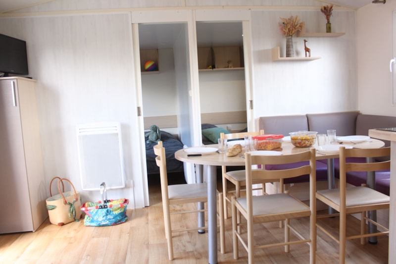 Stacaravan 37m² - 3 slaapkamers -