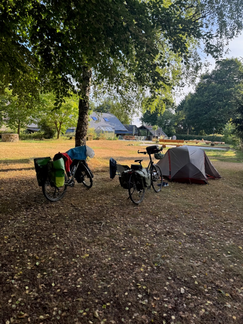 Aire de stationnement pour camping-cars