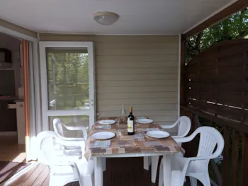 Mietunterkunft - Mobilheim Figeac - Camping RIVIERE DE CABESSUT