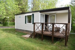 Location - Mobil-Home Cahors 11 - Camping RIVIERE DE CABESSUT