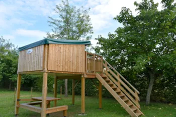 Mietunterkunft - Tent On Stilts Albas 2 - Camping RIVIERE DE CABESSUT