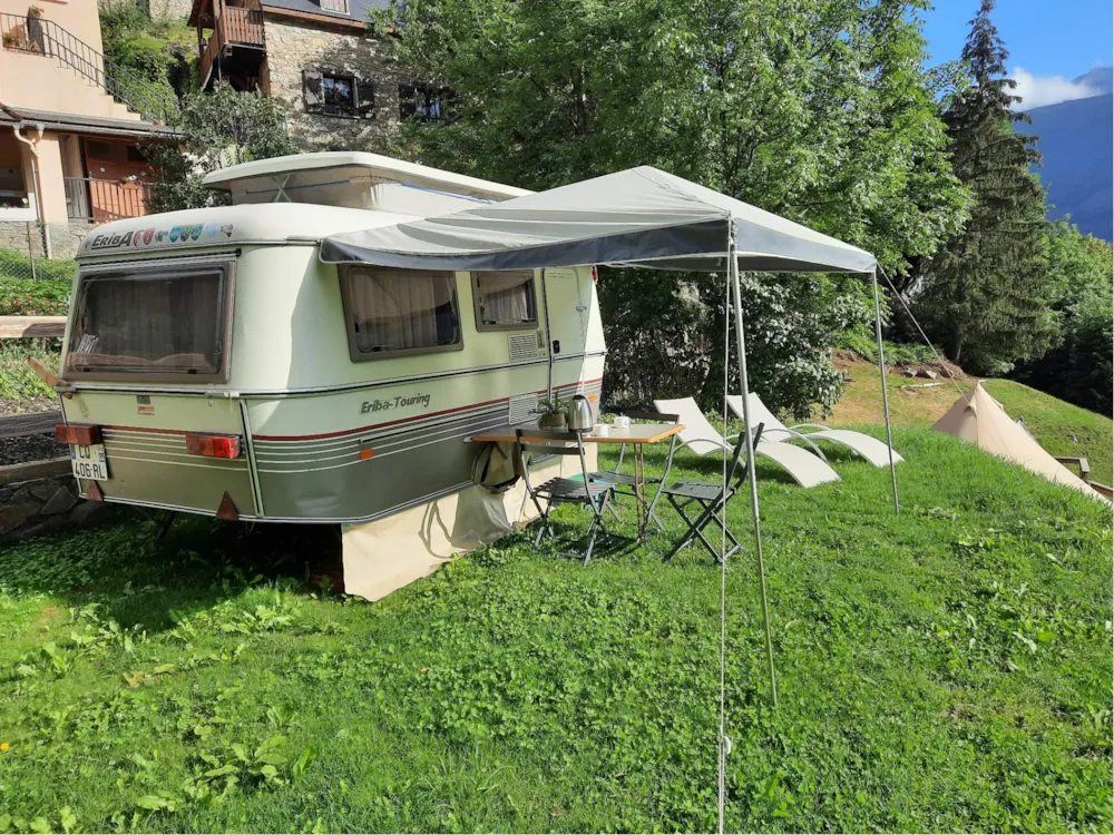 Huuraccommodatie(s) - Caravan Vintage - Camping Les Tilleuls