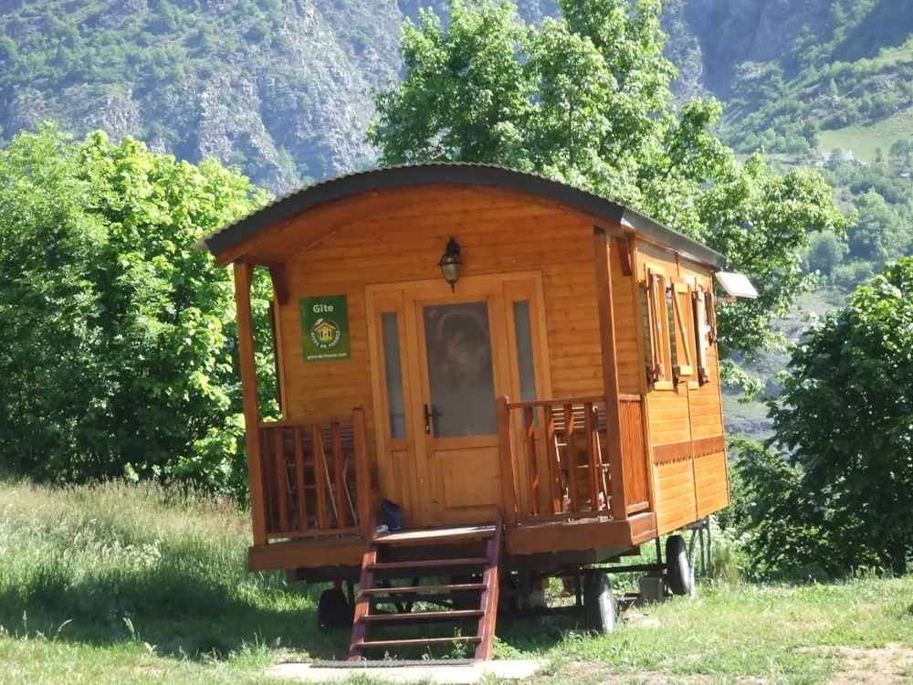 Huuraccommodatie(s) - Pipowagen Edelweiss 18 M² - Camping Les Tilleuls
