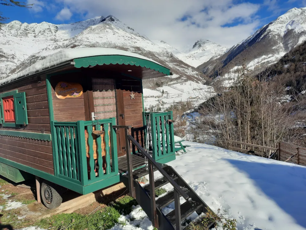 Huuraccommodatie(s) - Pipowagen Rhododendron 18 M² - Camping Les Tilleuls