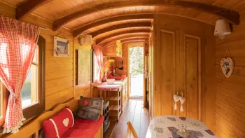 Location - Roulotte Ancolie - Camping Les Tilleuls