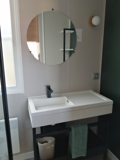 Mobil-home Luxe - 40 m² - 3 bedrooms- 2 toilets / 2 bathrooms - Air conditioning / Dishwasher