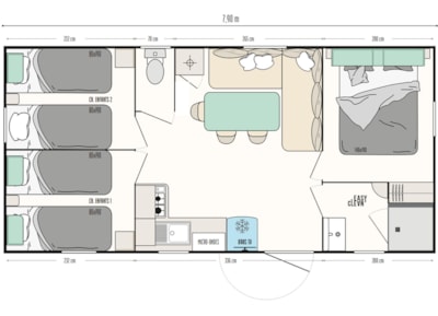 Comfort Mobile Home – 3 Bedrooms