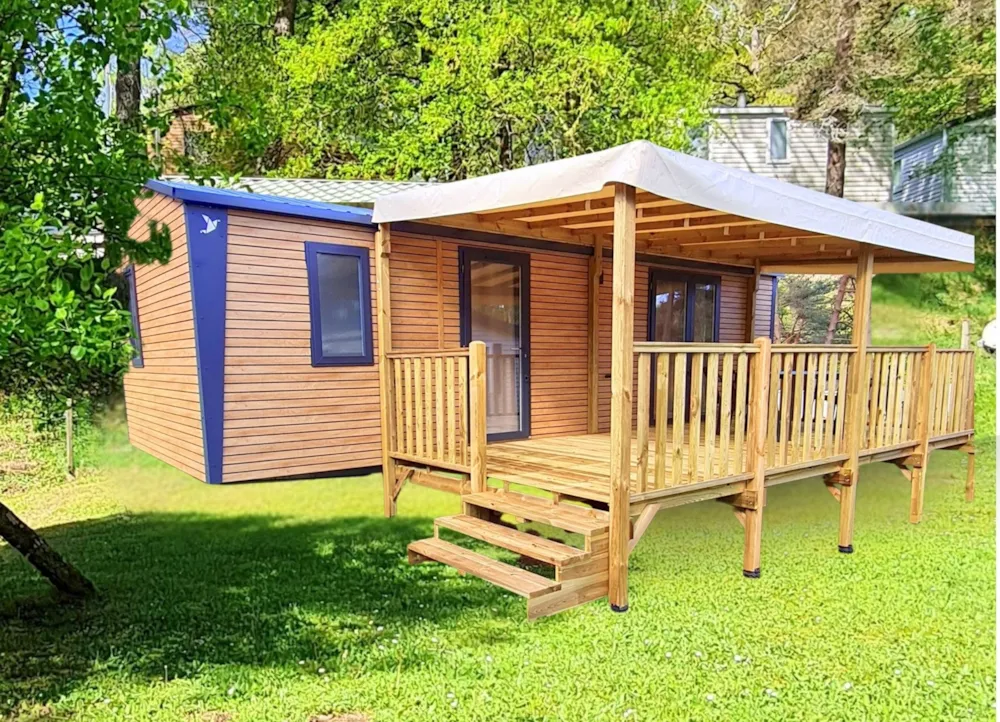 Location - Mobilhome Luxe 3 Chambres Terracotta - CAMPING LES 3 SOURCES MAEVA ESCAPADES