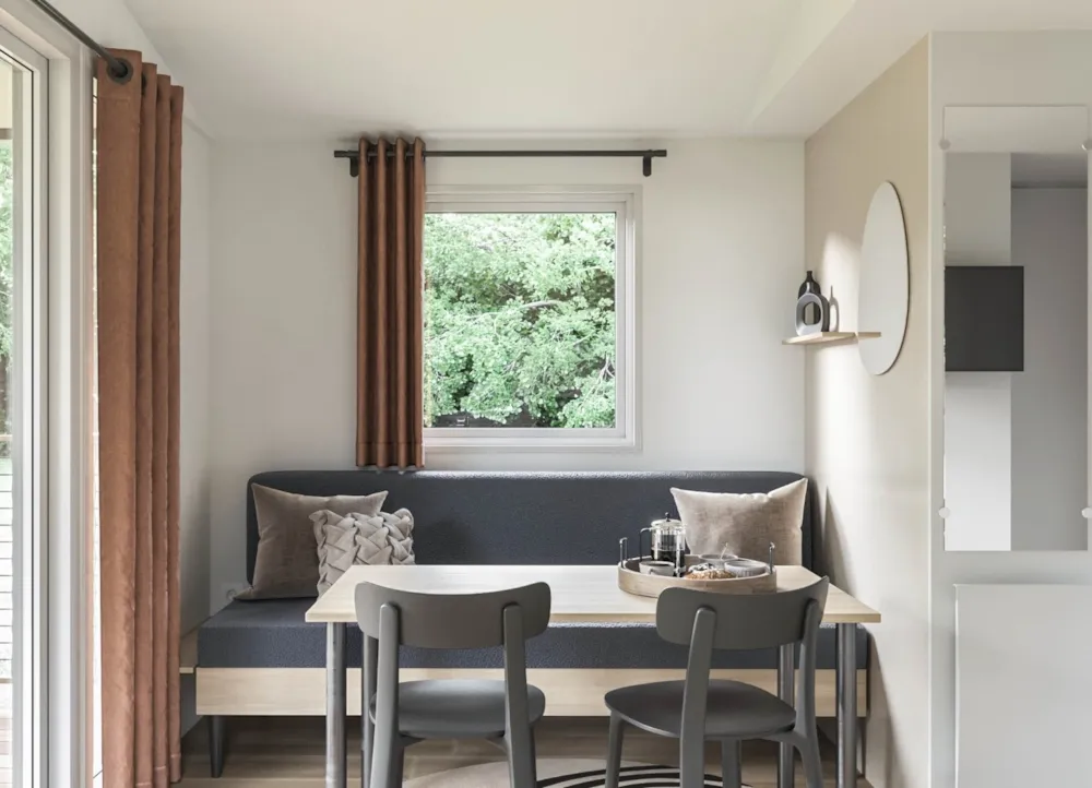 Location - Mobil-Home Panoramique Luxe 2 Chambres - CAMPING LES 3 SOURCES MAEVA ESCAPADES