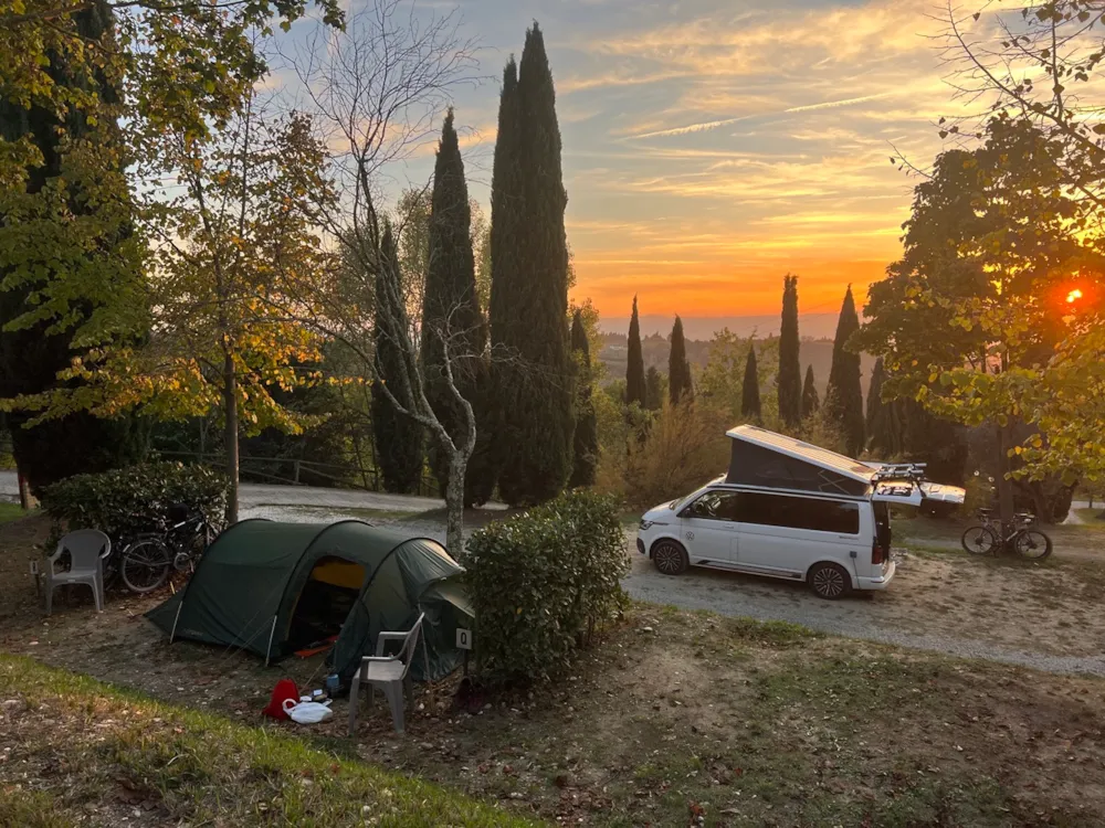 Pitch - Small Tent Pitch 10/40 M² - Camping Panorama del Chianti