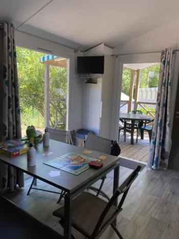 Location - Mobil-Home Standard 3 Chambres + Terrasse (Coté Terre) - Flower Camping l'Escale du Perthuis