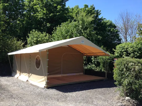 Mietunterkunft - Zeltbungalow Kanada (2 Schlafzimmer) - image n°4 - Camping Qualité l'Eden de la Vanoise