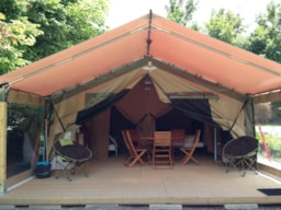 Huuraccommodatie(s) - Bungalow Tent Victoria (2 Kamers, Maximaal 5 Personen) - Camping Qualité l'Eden de la Vanoise